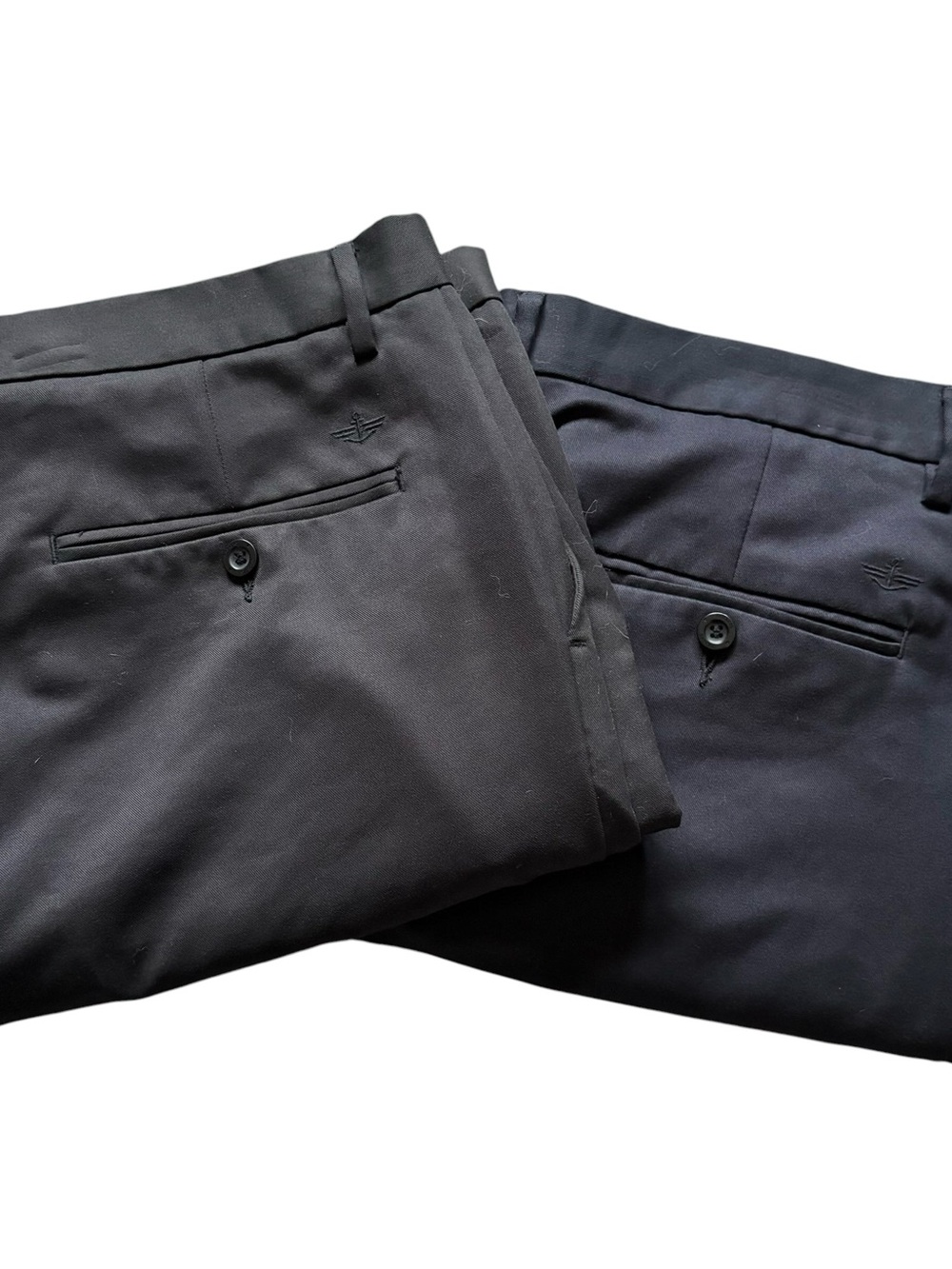 Dockers Men's Chinos in Black, Set of Two, 36x30